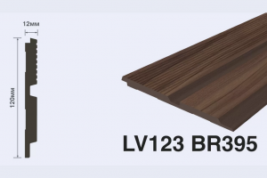 Панель Hi Wood LV123 BR395 из полистирола 120*12*2700 мм