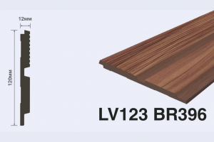 Панель Hi Wood LV123 BR396 из полистирола 120*12*2700 мм