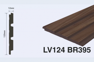 Панель Hi Wood LV124 BR395 из полистирола 120*12*2700 мм