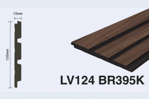 Панель Hi Wood LV124 BR395K из полистирола 120*12*2700 мм