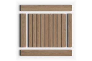 Панель Hi Wood LV124 BR417 из полистирола 120*12*2700 мм