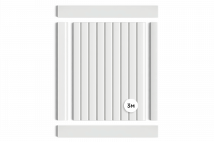 Панель Hi Wood LV124 LONG NP из полистирола 120*12*3000 мм