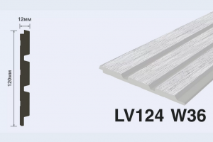 Панель Hi Wood LV124 W36 из полистирола 120*12*2700 мм