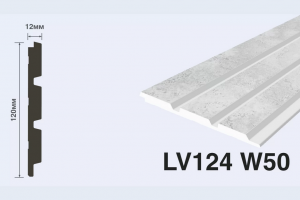 Панель Hi Wood LV124 W50 из полистирола 120*12*2700 мм