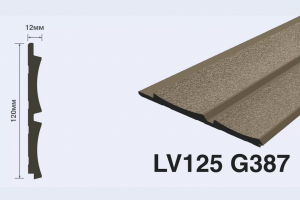 Панель Hi Wood LV125 G387 из полистирола 120*12*2700 мм