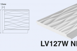 Панель Hi Wood LV127W NP из полистирола 120*12*2700 мм