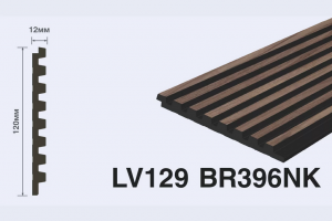 Панель Hi Wood LV129 BR396NK из полистирола 120*12*2700 мм