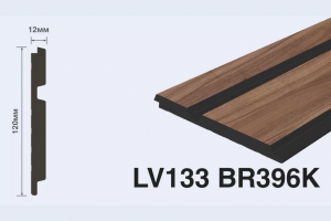 Панель Hi Wood LV133 BR396K из полистирола 120*12*2700 мм