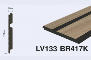 Панель Hi Wood LV133 BR417K из полистирола 120*12*2700 мм