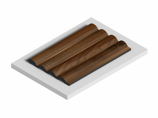 Панель Hi Wood LV140 BR489G из полистирола 120*12*2700 мм