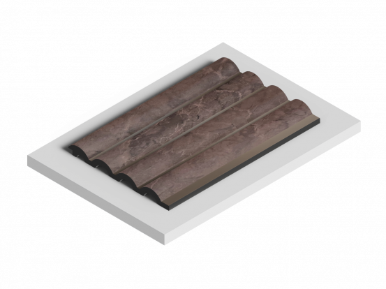 Панель Hi Wood LV140 BR492 из полистирола 120*12*2700 мм