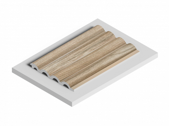 Панель Hi Wood LV140 BR496 из полистирола 120*12*2700 мм