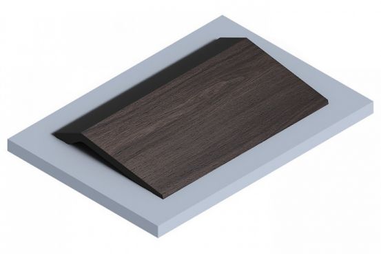 Панель Hi Wood LV141 BR395K из полистирола 120*12*2700 мм
