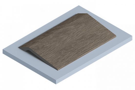 Панель Hi Wood LV141 BR490 из полистирола 120*12*2700 мм