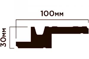 Карниз потолочный HiWood A100V1 из полистирола