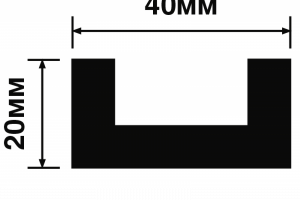 Рейка HIWOOD LB40 GR24 из полистирола