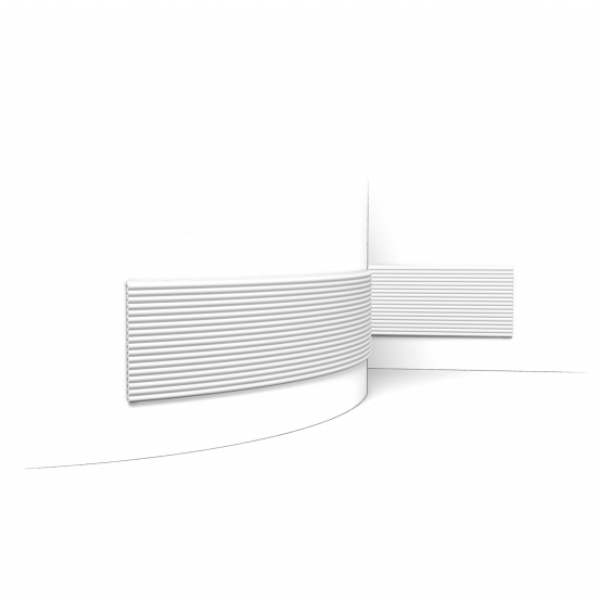 Декоративная 3D панель Orac Decor WX210F REED гибкая из полиуретана