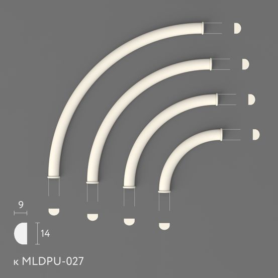 Декоративный элемент Stavros MLDPU-027U-2-2 из полиуретана
