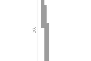 Плинтус напольный UltraWood Base Base 2021 i из ЛДФ (2000x200x21 мм)