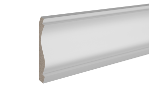Карниз потолочный UltraWood CR 0023 из ЛДФ (135,5х65х2440 мм)