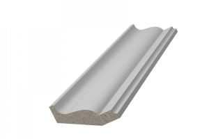 Карниз потолочный UltraWood CR 0025 из ЛДФ (40х25,4х2440 мм)
