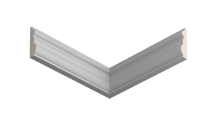 Молдинг UltraWood U 0008 из ЛДФ (44х12х2000 мм)