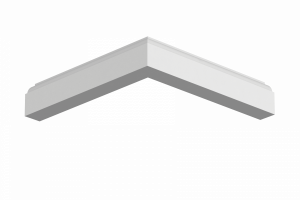 Молдинг UltraWood U 0001 i из ЛДФ (2000х29х15 мм)