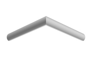 Молдинг UltraWood U 0022 i из ЛДФ (2000х14х30 мм)
