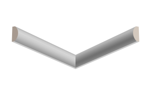 Молдинг UltraWood U 0022 i из ЛДФ (2000х14х30 мм)