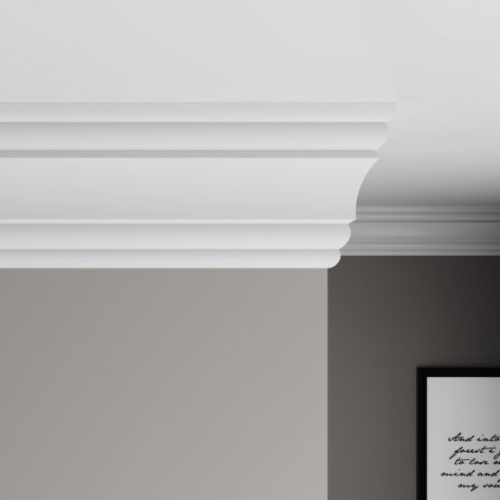 Карниз потолочный UltraWood CR 0022 i из ЛДФ (170х62х2000 мм)