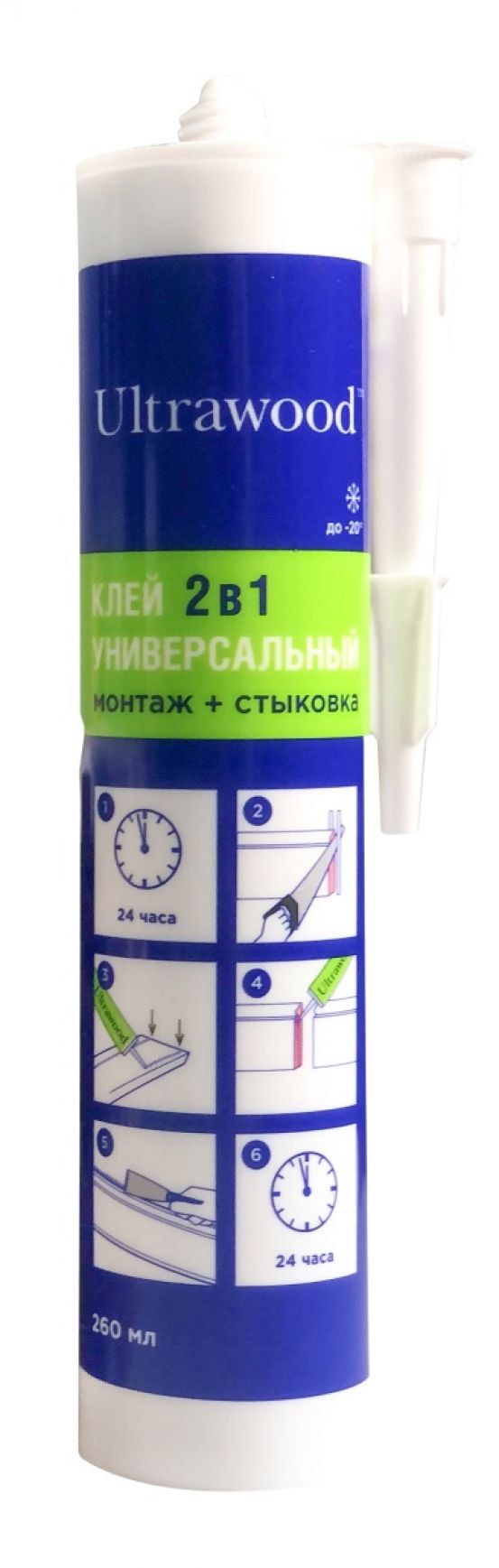 Клей универсальный Ultrawood 2в1 260 мл