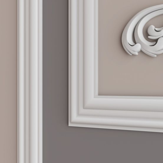 Молдинг UltraWood U 0008 из ЛДФ (44х12х2000 мм)