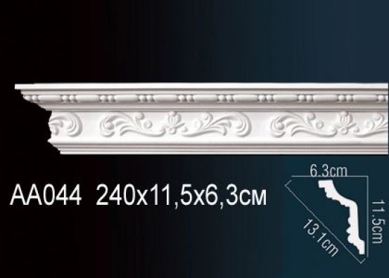 Карниз потолочный из полиуретана Perfect (AA 044 F)