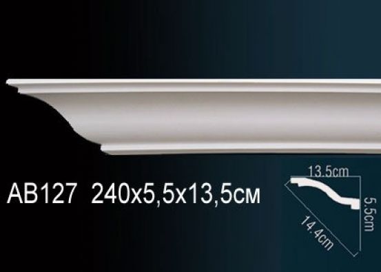 Карниз потолочный из полиуретана Perfect (AB 127)