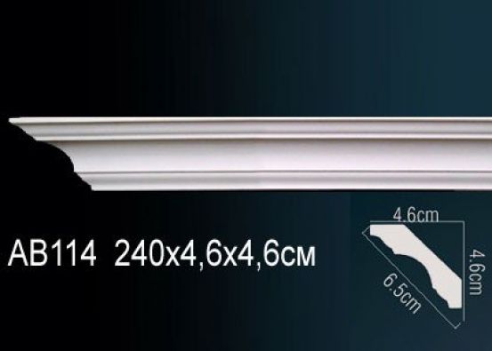 Карниз потолочный из полиуретана Perfect (AB 114 F)