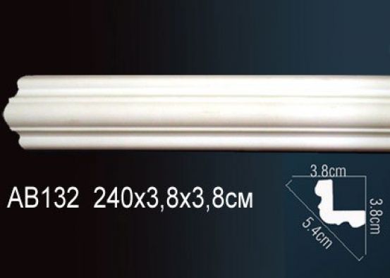 Карниз потолочный из полиуретана Perfect (AB 132 F)