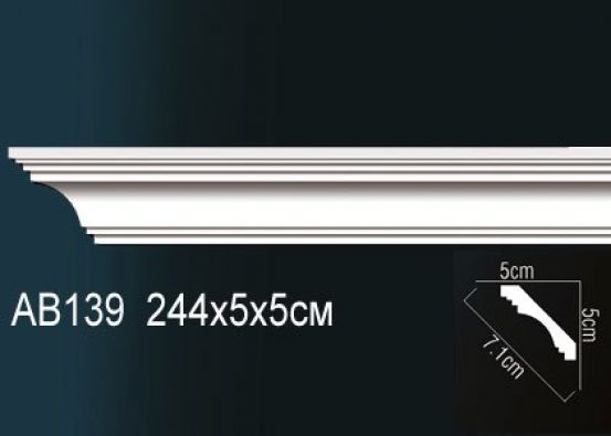 Карниз потолочный из полиуретана Perfect (AB 139)