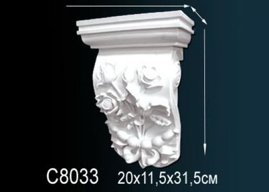Кронштейн из полиуретана Perfect (C 8033)