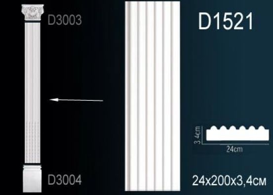 Тело из полиуретана Perfect (D 1521)