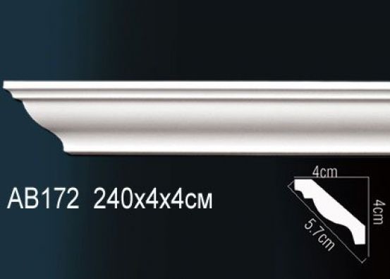 Карниз потолочный из полиуретана Perfect (AB 172)