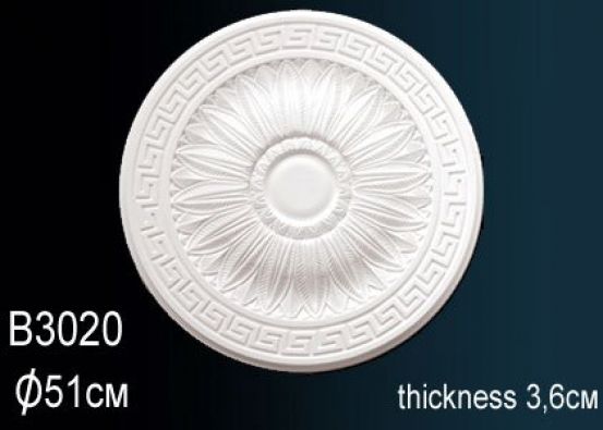Розетка из полиуретана Perfect B3020 (О 510)