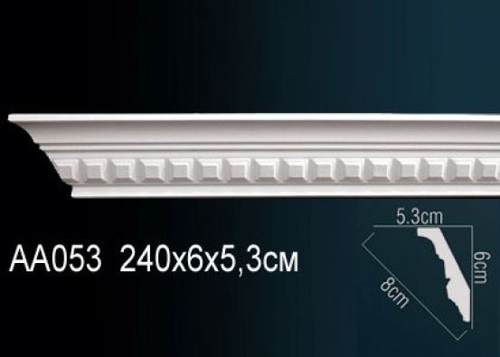 Карниз потолочный из полиуретана Perfect (AA 053 F)