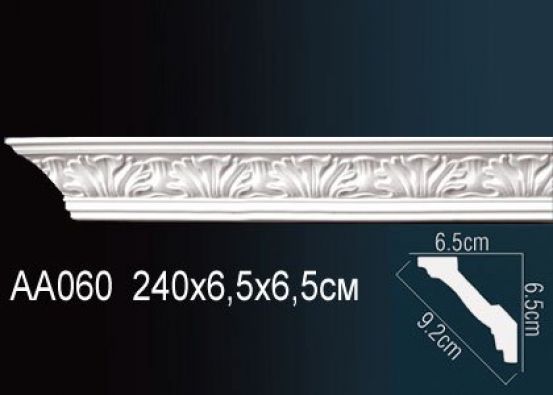 Карниз потолочный из полиуретана Perfect (AA 060 F)