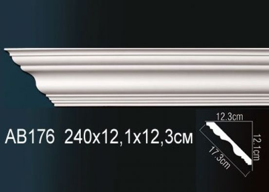 Карниз потолочный из полиуретана Perfect (AB 176)