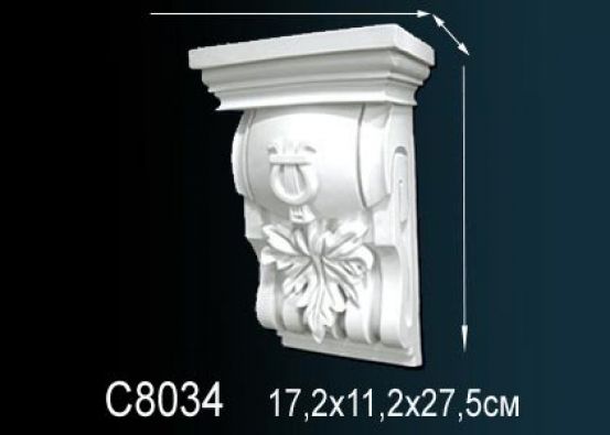 Кронштейн из полиуретана Perfect (C 8034)