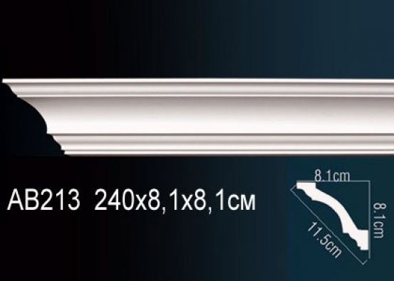 Карниз потолочный из полиуретана Perfect (AB 213)