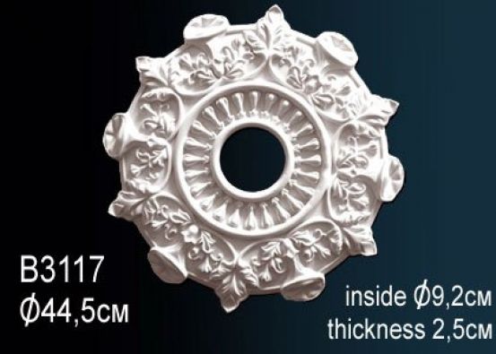 Розетка из полиуретана Perfect B3117 (О 445)
