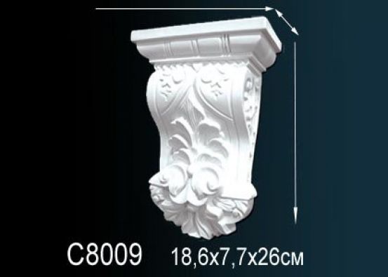 Кронштейн из полиуретана Perfect (C 8009)