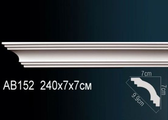Карниз потолочный из полиуретана Perfect (AB 152)