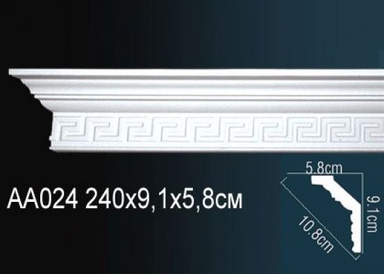 Карниз потолочный из полиуретана Perfect (AA 024 F)